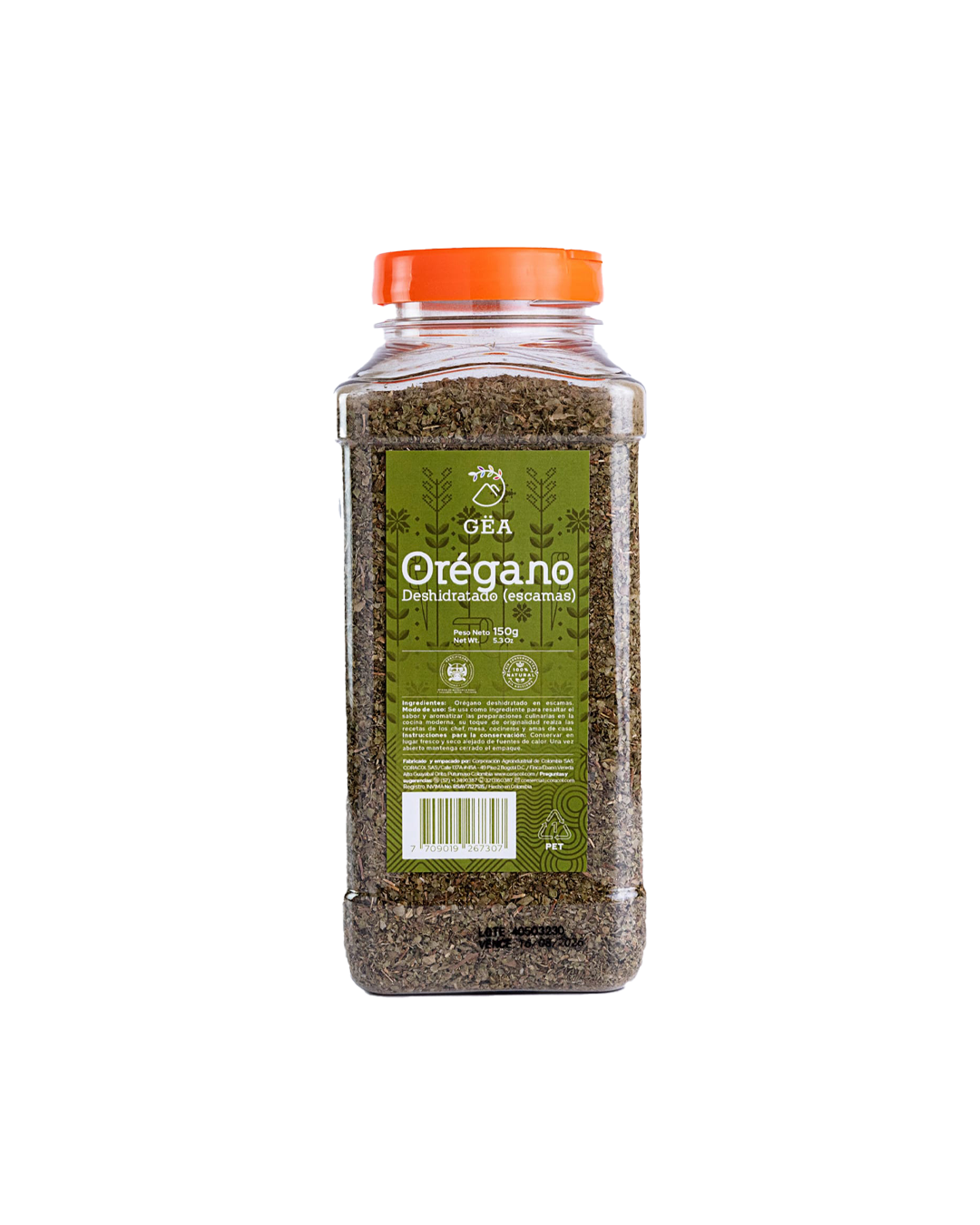 OREGANO DESHIDRATADO ESCAMAS