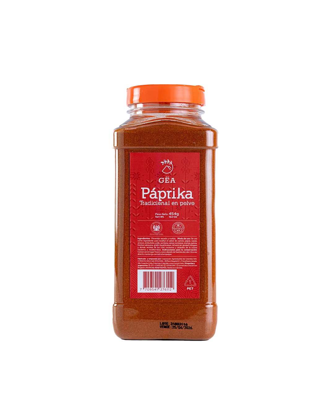 PAPRIKA (PIMENTON AHUMADA)