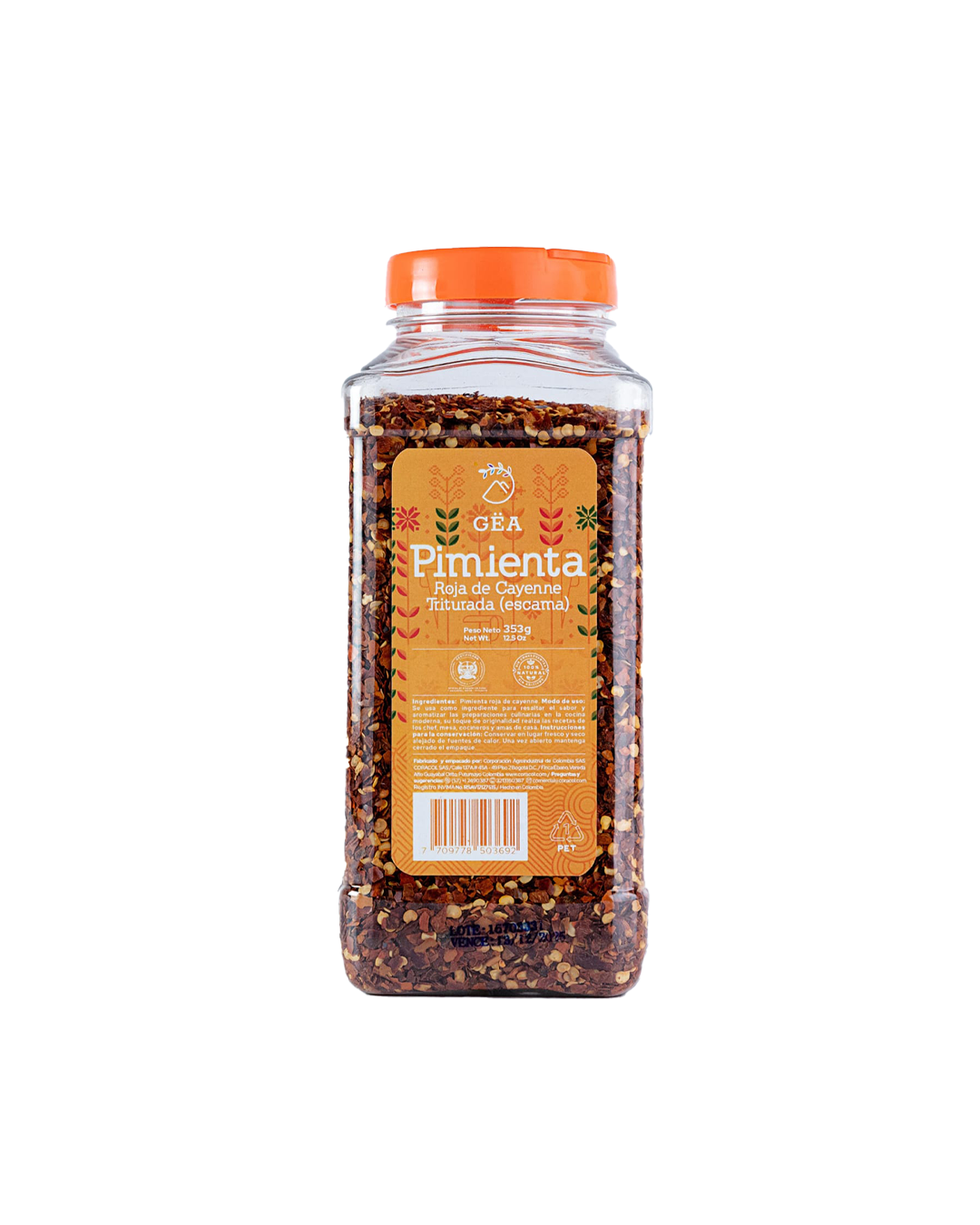 PIMIENTA ROJA DE CAYENNE EN ESCAMAS