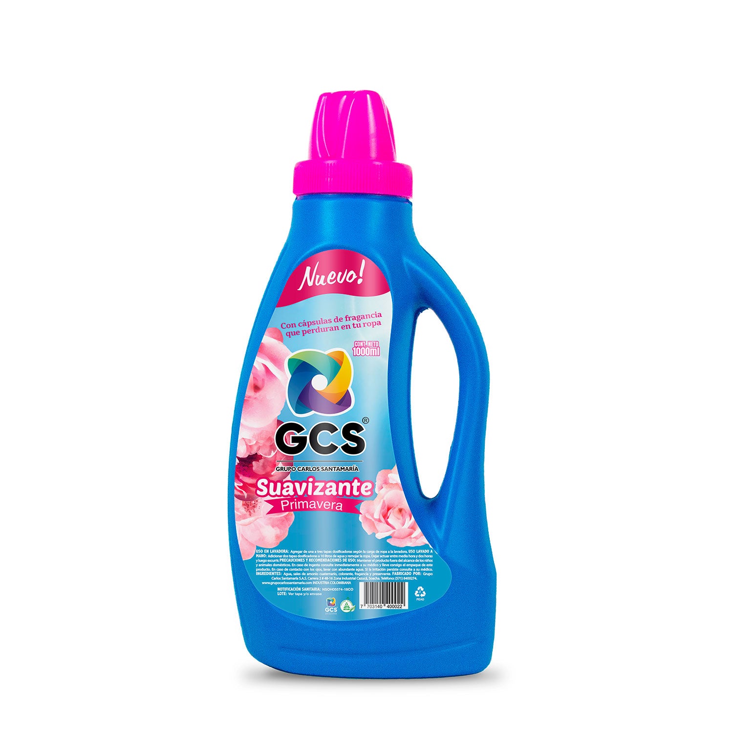 SUAVIZANTE PRIMAVERA AZUL 1000 ML