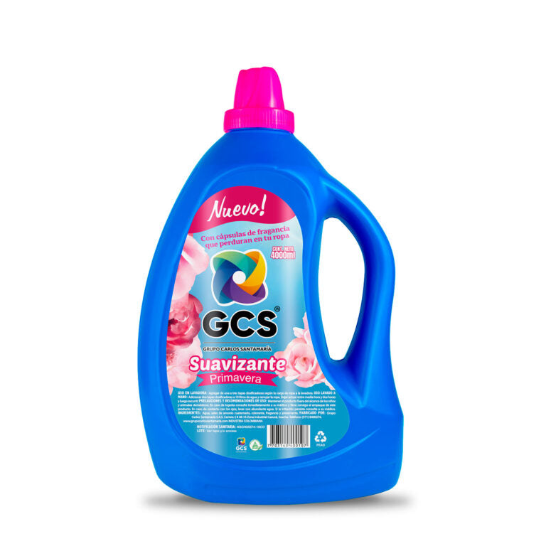 SUAVIZANTE PRIMAVERA AZUL 4000 ML
